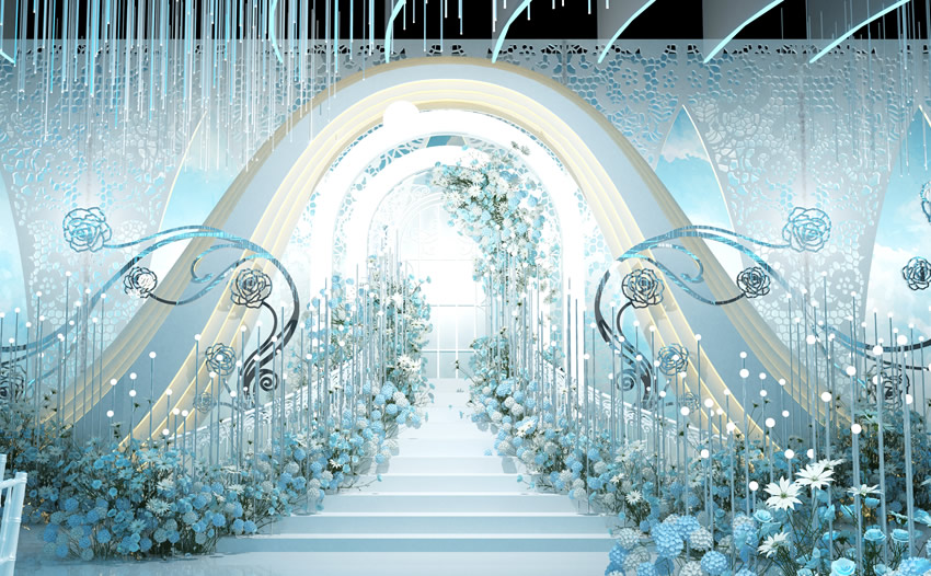 巴音郭楞釡香烙馍村水晶厅效果展示